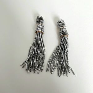 Silver Tassel Earring 🥂